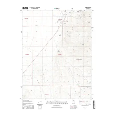 2014 Map of Gabbs, 2014 Print