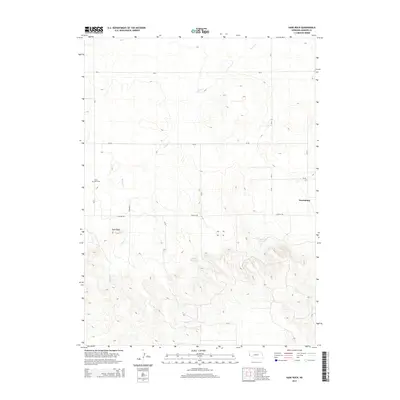2014 Map of Gabe Rock, 2014 Print