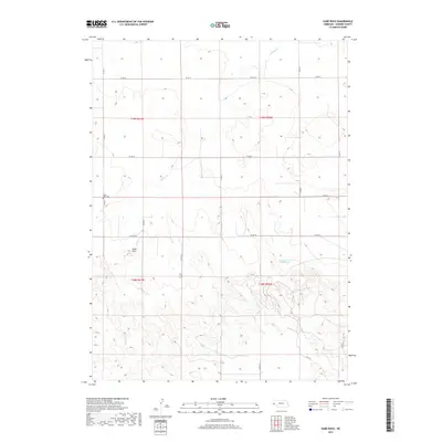 2017 Map of Gabe Rock, 2017 Print