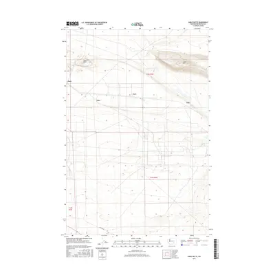 2017 Map of Gable Butte, 2017 Print