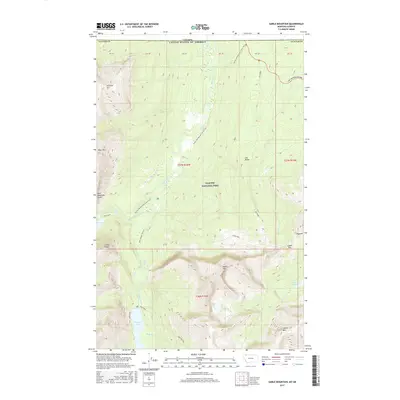 2017 Map of Gable Mountain, 2017 Print