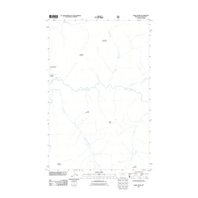 2011 Map of Gable Peaks, 2011 Print