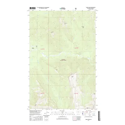 2017 Map of Gable Peaks, 2017 Print