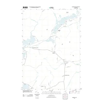 2013 Map of Gabriels, 2013 Print
