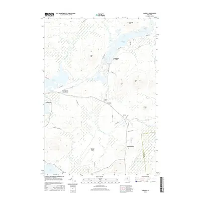 2016 Map of Gabriels, 2016 Print
