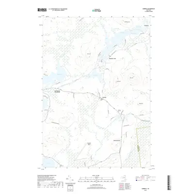 2019 Map of Gabriels, 2019 Print