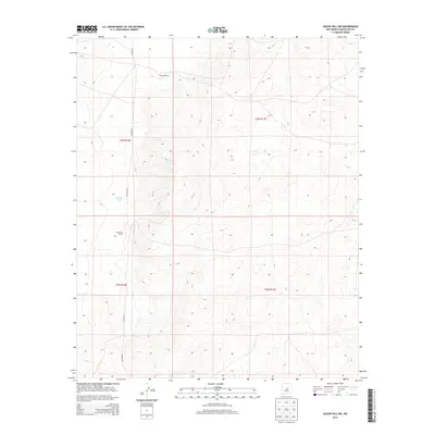 2013 Map of Gacho Hill NW, 2013 Print