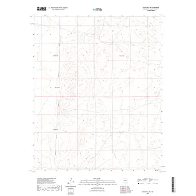 2023 Map of Gacho Hill NW, 2023 Print