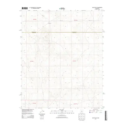 2013 Map of Gacho Hill SW, 2013 Print