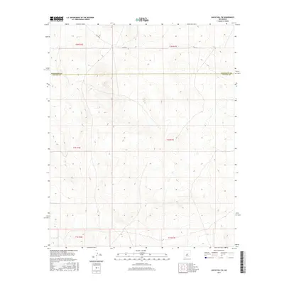 2017 Map of Gacho Hill SW, 2017 Print