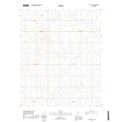 2020 Map of Gacho Hill SW, 2020 Print
