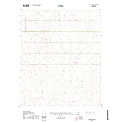 2023 Map of Gacho Hill SW, 2023 Print
