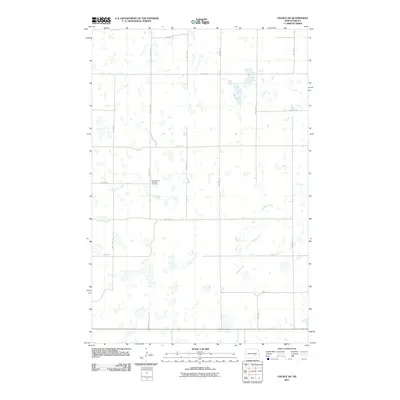 2011 Map of Gackle NE, 2011 Print