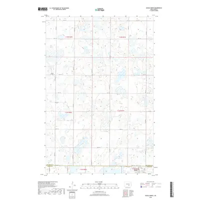 2018 Map of Gackle North, 2018 Print