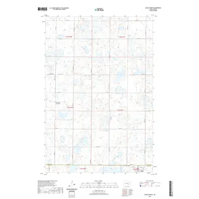 2020 Map of Gackle North, 2020 Print
