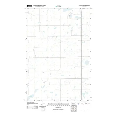 2011 Map of Gackle South, 2011 Print