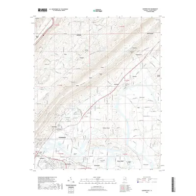 2020 Map of Gadsden East, 2020 Print
