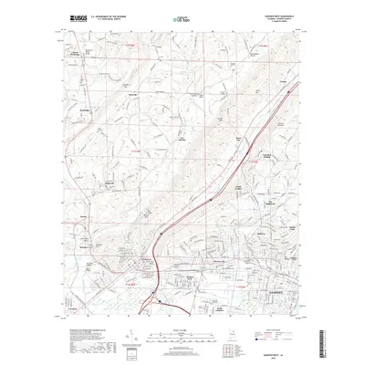 2018 Map of Gadsden West, 2018 Print
