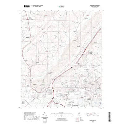 2020 Map of Gadsden West, 2020 Print