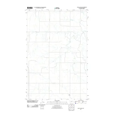 2011 Map of Gady Coulee, 2011 Print