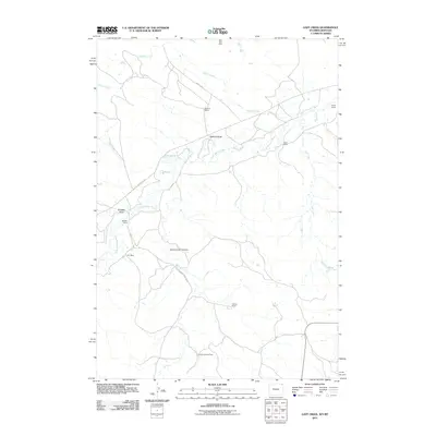 2011 Map of Gaff Creek, 2011 Print