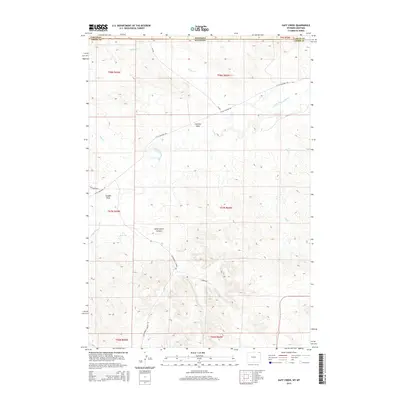 2015 Map of Gaff Creek, 2015 Print