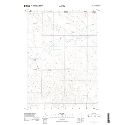 2017 Map of Gaff Creek, 2017 Print