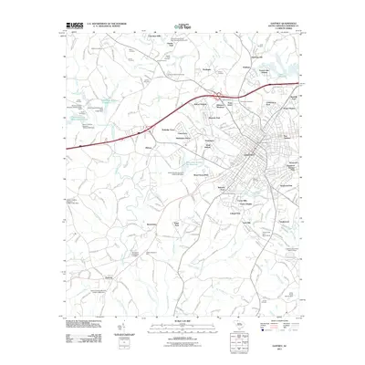 2011 Map of Gaffney, 2011 Print