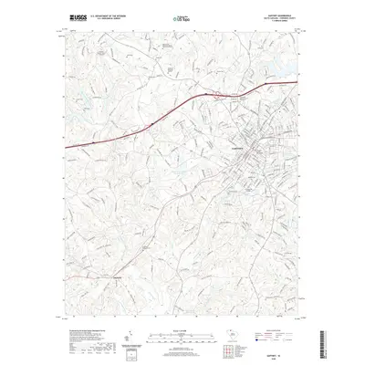 2020 Map of Gaffney, 2020 Print