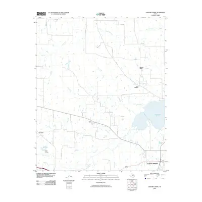 2010 Map of Gafford Chapel, 2010 Print