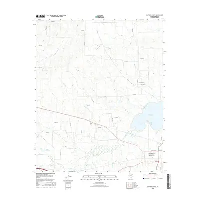 2016 Map of Gafford Chapel, 2016 Print