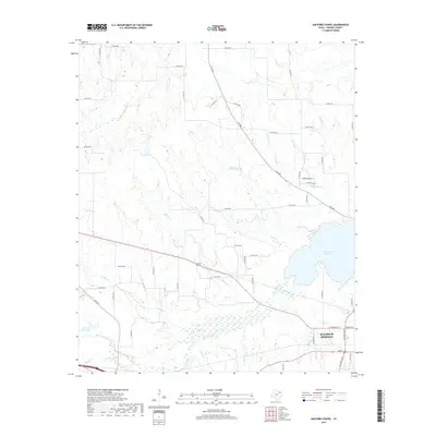 2019 Map of Gafford Chapel, 2019 Print