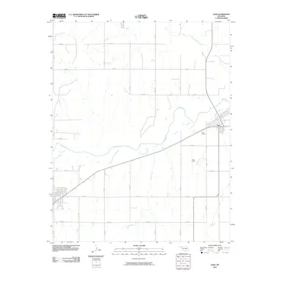 2010 Map of Gage, 2010 Print