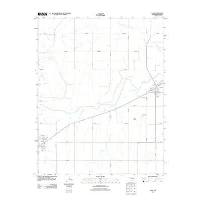 2012 Map of Gage, 2012 Print