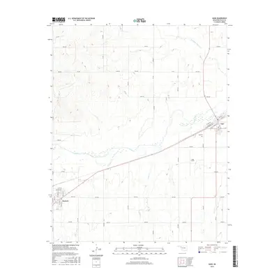 2016 Map of Gage, 2016 Print