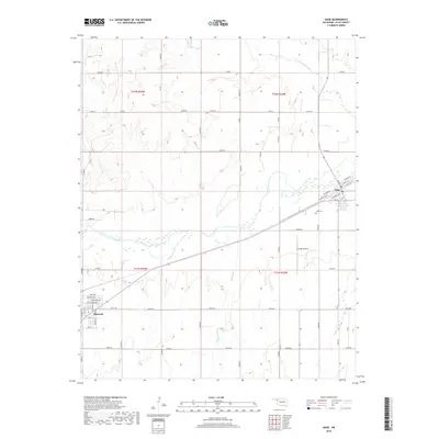 2018 Map of Gage, 2018 Print