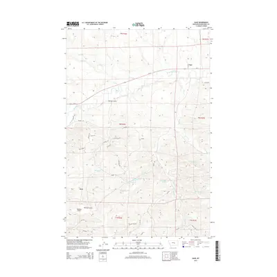 2014 Map of Gage, 2014 Print