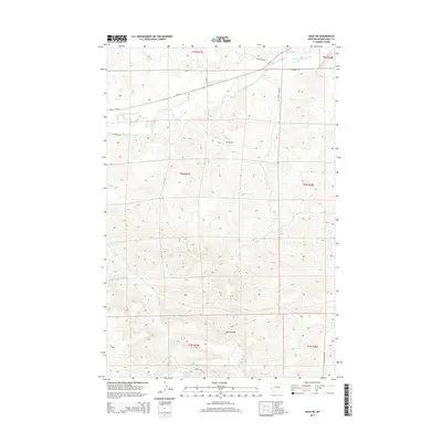 2014 Map of Gage NE, 2014 Print