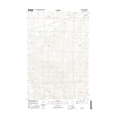2017 Map of Gage NE, 2017 Print