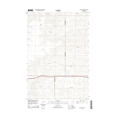 2014 Map of Gails Coulee, 2014 Print