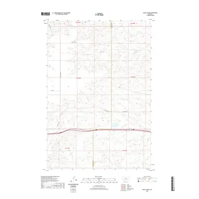 2020 Map of Gails Coulee, 2020 Print