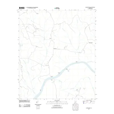 2011 Map of Gainestown, 2011 Print
