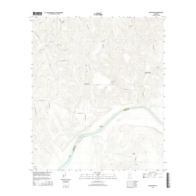 2014 Map of Gainestown, 2014 Print