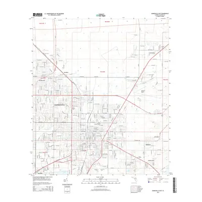 2015 Map of Gainesville East, 2015 Print