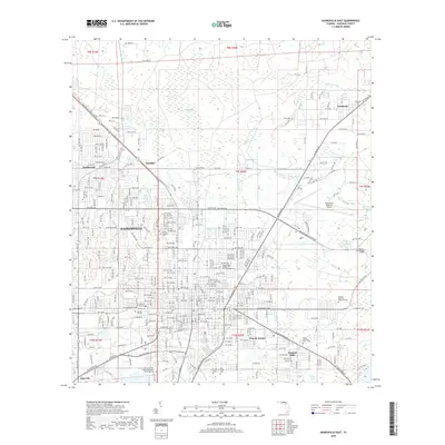 2018 Map of Gainesville East, 2018 Print