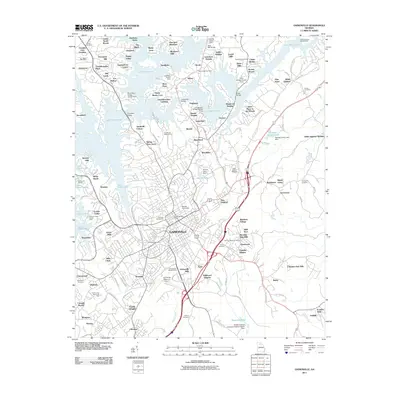 2011 Map of Gainesville, 2011 Print