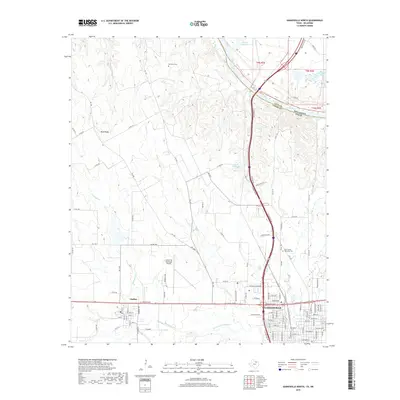 2019 Map of Gainesville North, 2019 Print