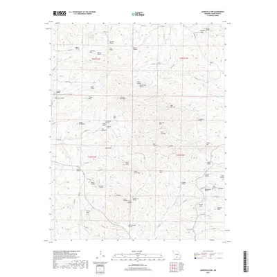 2017 Map of Gainesville NW, 2017 Print
