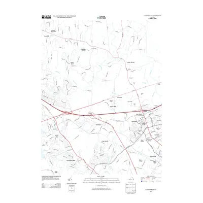 2013 Map of Gainesville, 2013 Print