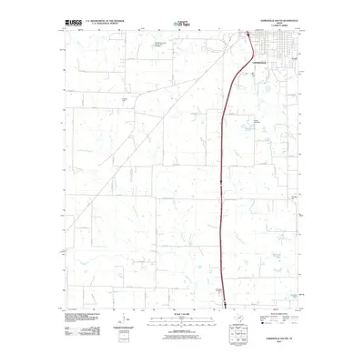 2010 Map of Gainesville South, 2010 Print